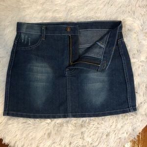 Jean Denim Skirt